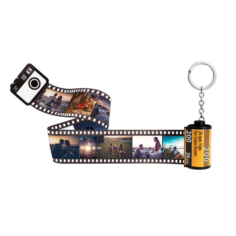 Custom Keychain  Memory Time Film