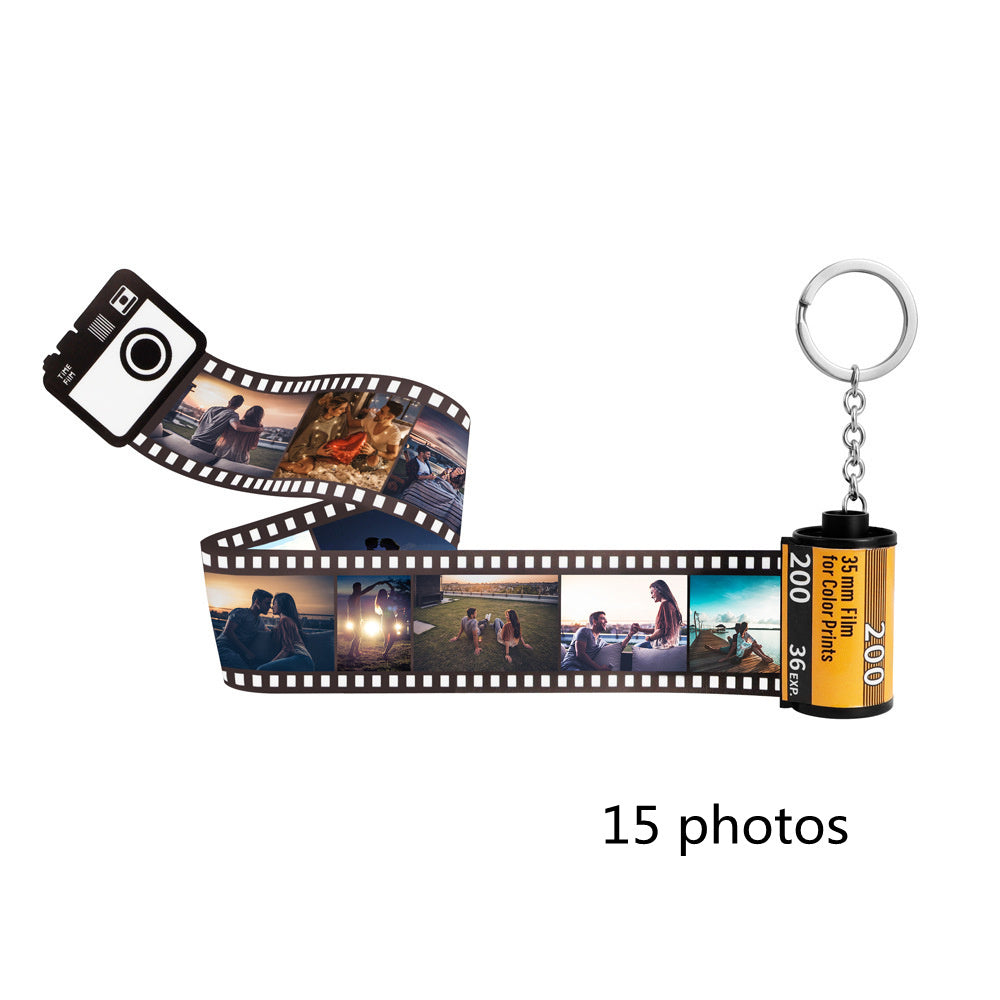 Custom Keychain  Memory Time Film